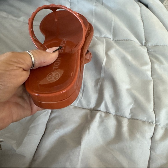 Tory Burch Orange Sandals - Picture 6 of 12